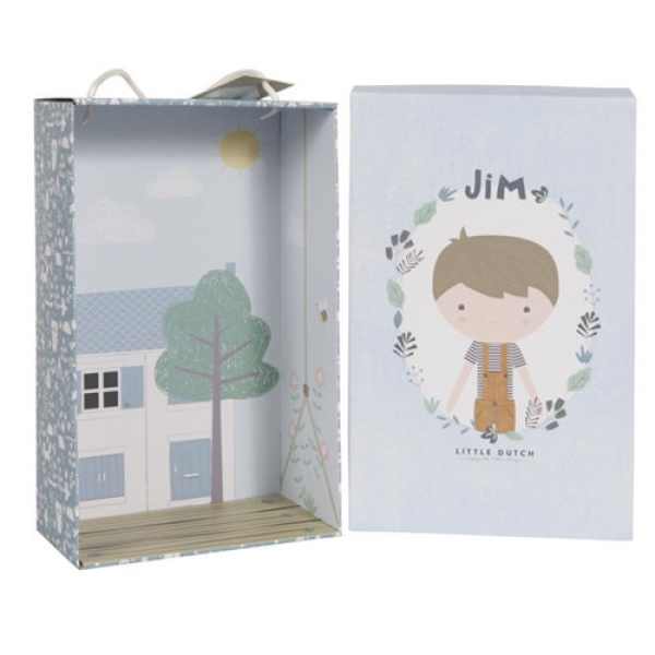 Kuschelpuppe Jim 35cm von Little Dutch